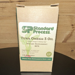 Standard Process Tuna Oil Omega-3 Heart Health Gluten Free 120 Softgels 8070