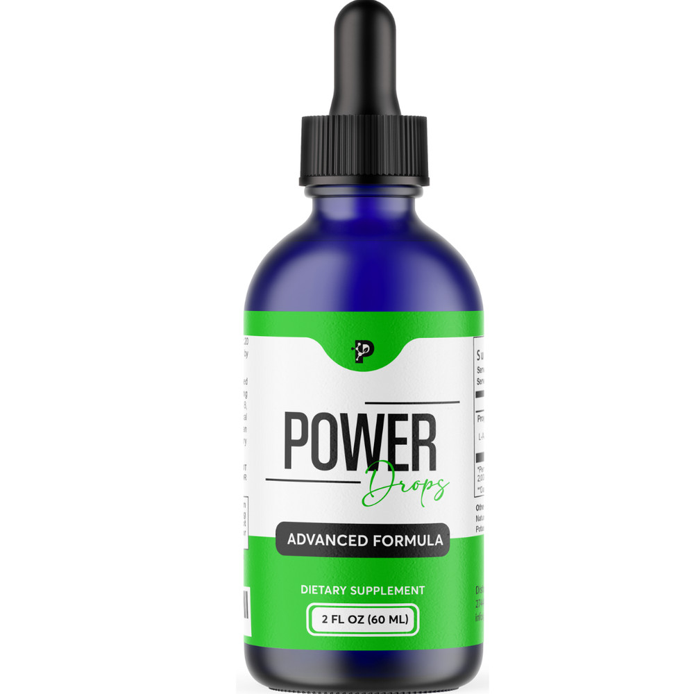 Power Drops Male Performance Supplement, Stamina Boost Liquid- 60ML Official