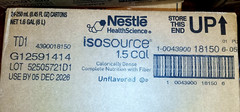 24 Nestle Isosource 1.5 Cal Complete Nutrition Unflavored 8.45 fl oz Ex 12/2026