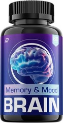 (1 Pack) Memory Mood Supplement Capsules – Memory and Mood Natural Blend Focus