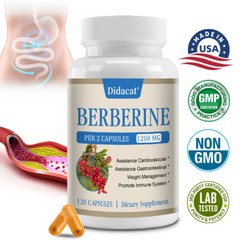 Berberine 1200mg per Serving – High Absorption Cardiovascular Heart Health
