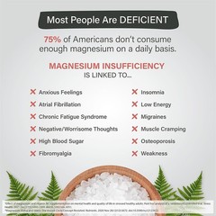 Complex magnesium: Improves sleep quality and supports heart and muscle health