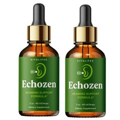 (2 Pack) Echozen Ear Health Support Drops Natural Echo Zen Vitamin 60 Servings