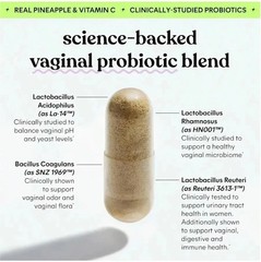 Gluten Free Lemme Purr Women Intimate Probiotic Pineapple Chewable Gummies 60ct