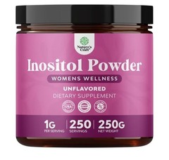 Nature&rsquo;s Craft Inositol Powder Hormonal Balance Non GMO Unflavored Women 250g