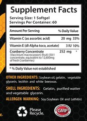 antioxidant vitamins – CRANBERRY CONCENTRATE – cranberry uti 3B