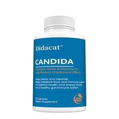 Candida Cleanse Supplement | Gut & Immune Health Support, 30/60/120 Capsules
