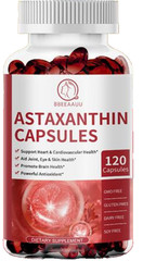Astaxanthin Supplement – Algae Antioxidant for Eyes,Skin & Joints 120 ct
