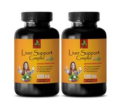 liver detox – LIVER SUPPORT COMPLEX – beef liver powder – 2 Bottles 120 Caps
