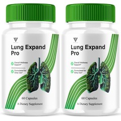 (2 Pack) Lung Expand Pro, LungExpandPro Advanced Supplement (120 Capsules)