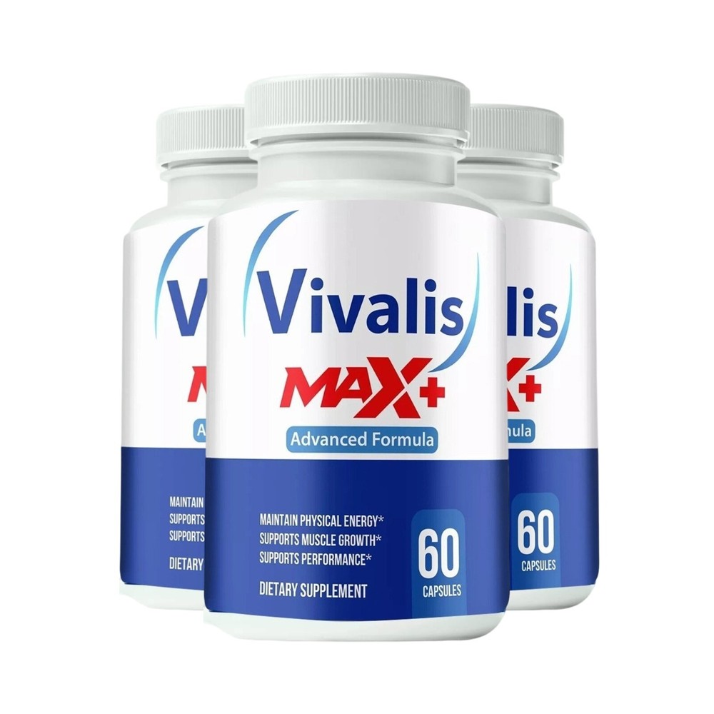 3-Pack Vivalis Max Supplement For Men, Max Strength, Vivalis Max – 180 Capsules