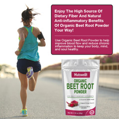 Organic Beet Root Powder, Support Antioxidants Blood Pressure Supplements