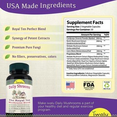 Fresh Ultimate Mushroom Complex | Best Supplement Capsules FREE SHIP