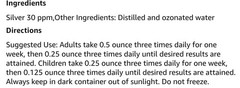 Trace Minerals COLLOIDAL SILVER 30 PPM 4 fl oz ( 24 Servings ) BEST BY 8/26