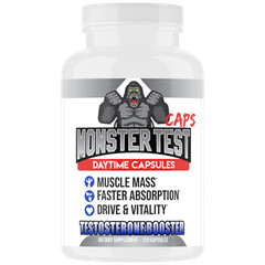 #1 Test Booster Monster Test Caps Male Drive Men&rsquo;s Capsule Pills 120ct, 2pk