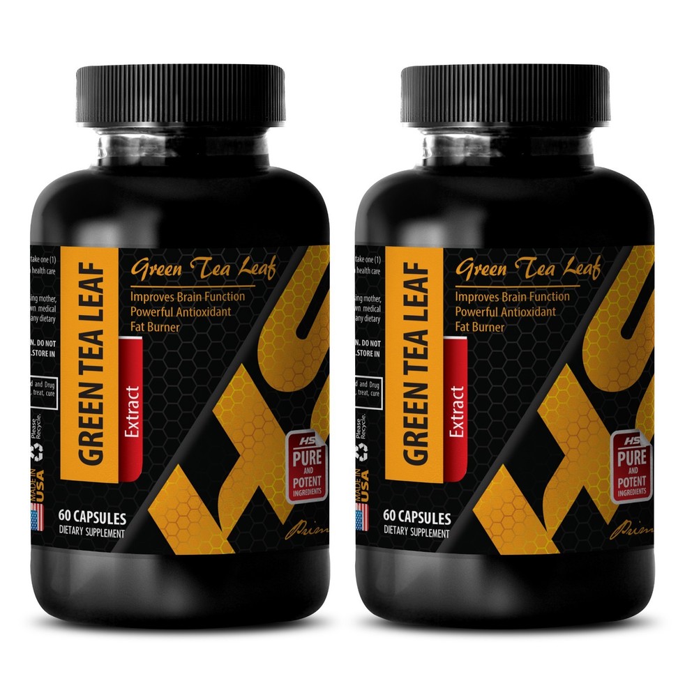 full body detox – GREEN TEA EXTRACT – blood sugar support – 2 Bottles