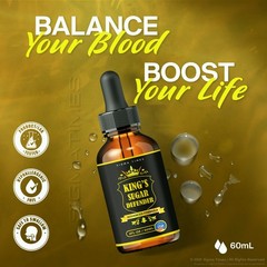 (5 Pack) King&rsquo;s Sugar Defender Drops -Premium Blood Health Support Formula