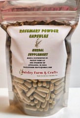 Rosemary Capsules – Made Fresh on Demand – Made in US