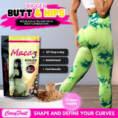 MACA ROOT POWDER: BIG BUTT & THICKER THIGHS 100% Genuine from Peru – 8.9 oz
