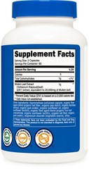 Nutricost Mullein Leaf Extract (20,000mg Equivalent) 120 Capsules – 60 Servings