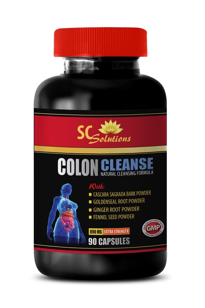 Bloating relief – COLON CLEANSE COMPLEX – Gut-friendly supplement 1 Bottles 90 C