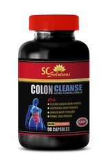 Digestive support – COLON CLEANSE COMPLEX – Gut health boost 1 Bottles 90 Caps