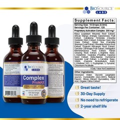 BioSource Labs Complex ProMAX Premium Diet Drops – 2 oz Bottle 4-Pack