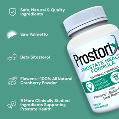 Prostorix – Prostate Formula – Beta Sitosterol, Saw Palmetto – Prostate Support