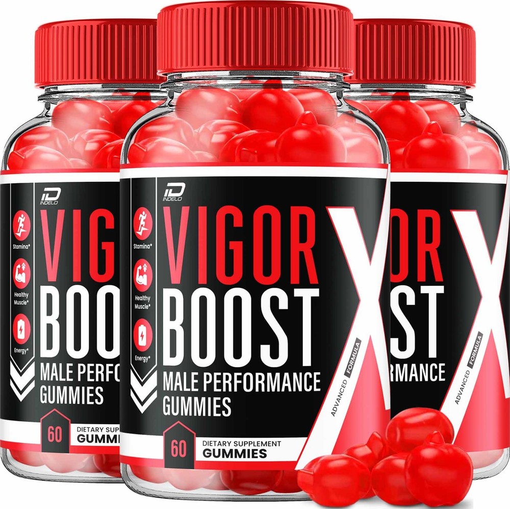 (3 Pack) Vigor Boost Gummies for Men – VigorBoost Male Gummy Natural Blend