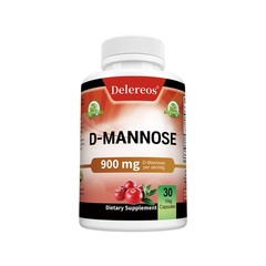 D-Mannose & Cranberry Complex – Supports Urinary Tract Health 30/60/120 Caps