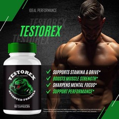Testorex General Wellness Supplement – 180 Capsules (3 Pack)