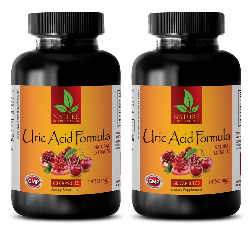 URIC ACID COMPLEX – Healthy Motion – Pomegranate Cranberry 2 Bottle 120 Caps
