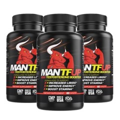Dynamism Labs – ManTFup 🔥💪🏼 3 pack Testosterone Booster, Gluten-Free, Non-GMO