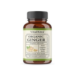 Organic Ginger Supplements Stomach Health Digestive Immune Support 30-120 Pills