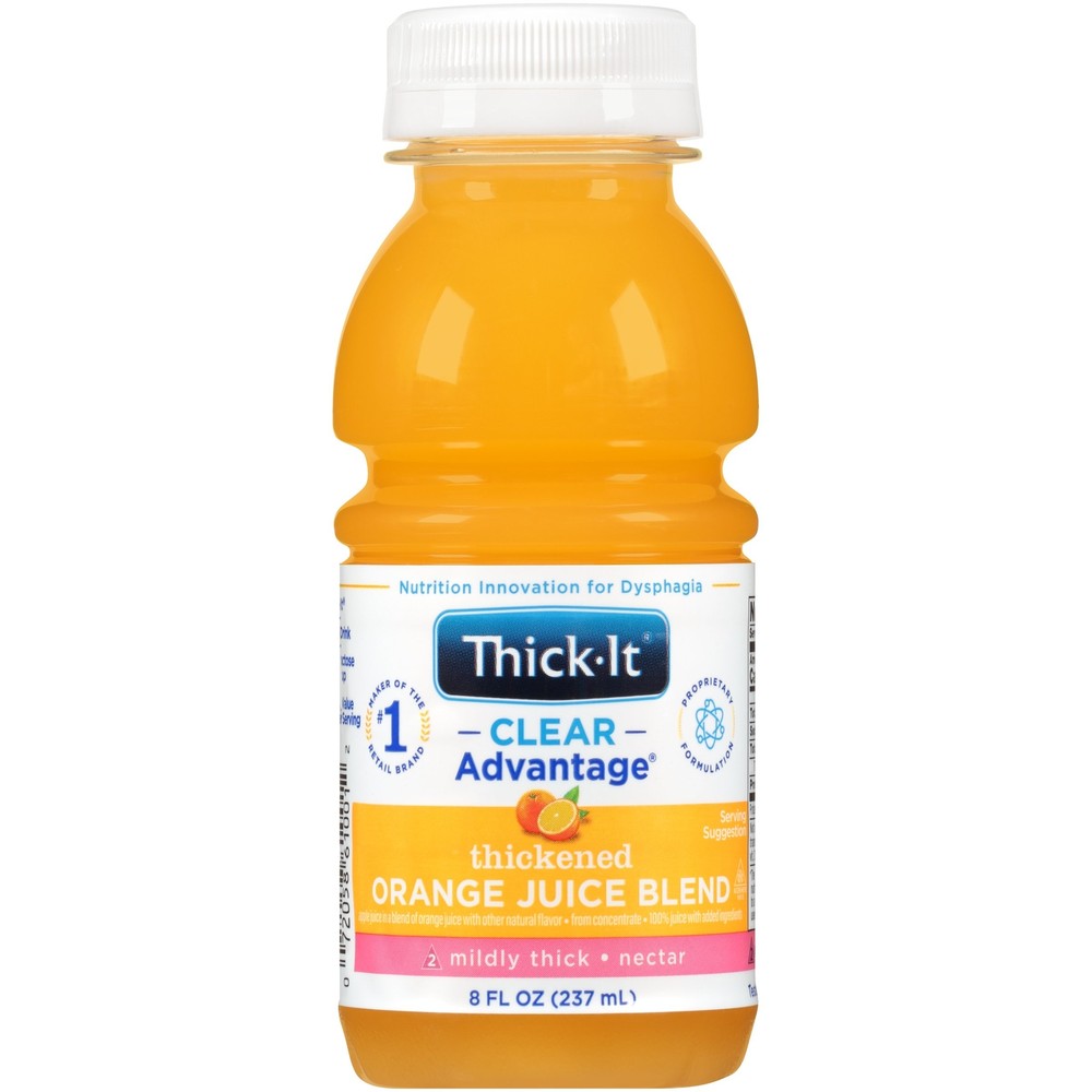 Thick-It Clear Advantage Thickened Beverage Orange 8 oz Bottle