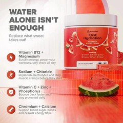 Pack) (2 Rosabella Watermelon Electrolyte Drink Powder For Fast Hydration Drink
