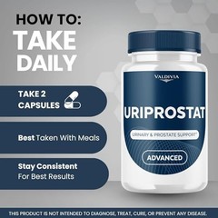 Valdivia Uriprostat 180 Capsules 3 Pack Men&rsquo;s Health Supplement Made in USA Male
