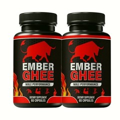 2-Pack Ember Ghee Pills, EmberGhee Advanced Male Health Capsules – 120 Capsules