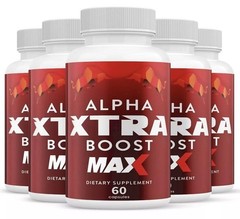 (5 Pack) Alpha Xtra Boost MAX for Men Capsules AlphaXtraBoost Vitamin Complex
