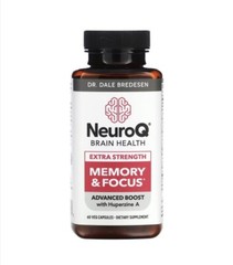 LifeSeasons NeuroQ Memory & Focus Extra Strength 60 Veg Caps {Exp:08/2028+}