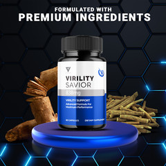 (2 Pack) Virility Savior Capsules, Virility Savior Max Strength (120 Capsules)