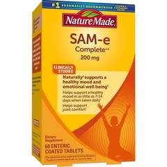 Nature Made Sam E 200 Mg Mood Support 60 Tablets
