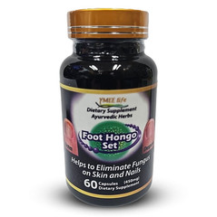 YMEE Life Foot Hongo Set Dietary Supplement Fungus Support 450mg 60ct