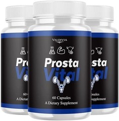 Valdivia ProstaVital 180 Capsules 3 Pack Men&rsquo;s Health Supplement Made in USA