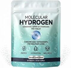 Molecular Hydrogen Tablets Fast Dissolving H2 for Drinking Water & Wellness