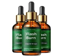 (2 Pack) Flash Burn Drops Advanced Health & Fitness Supplement Fat Weight Loss