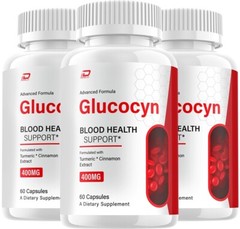 (3 Pack) Glucocyn Capsules – Glucosyn, All Natural Glycogen Support