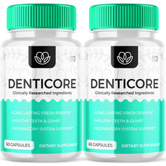 (2 Pack) Denticore Oral Probiotic, Denti Core Gum & Teeth Health (120 Capsules)