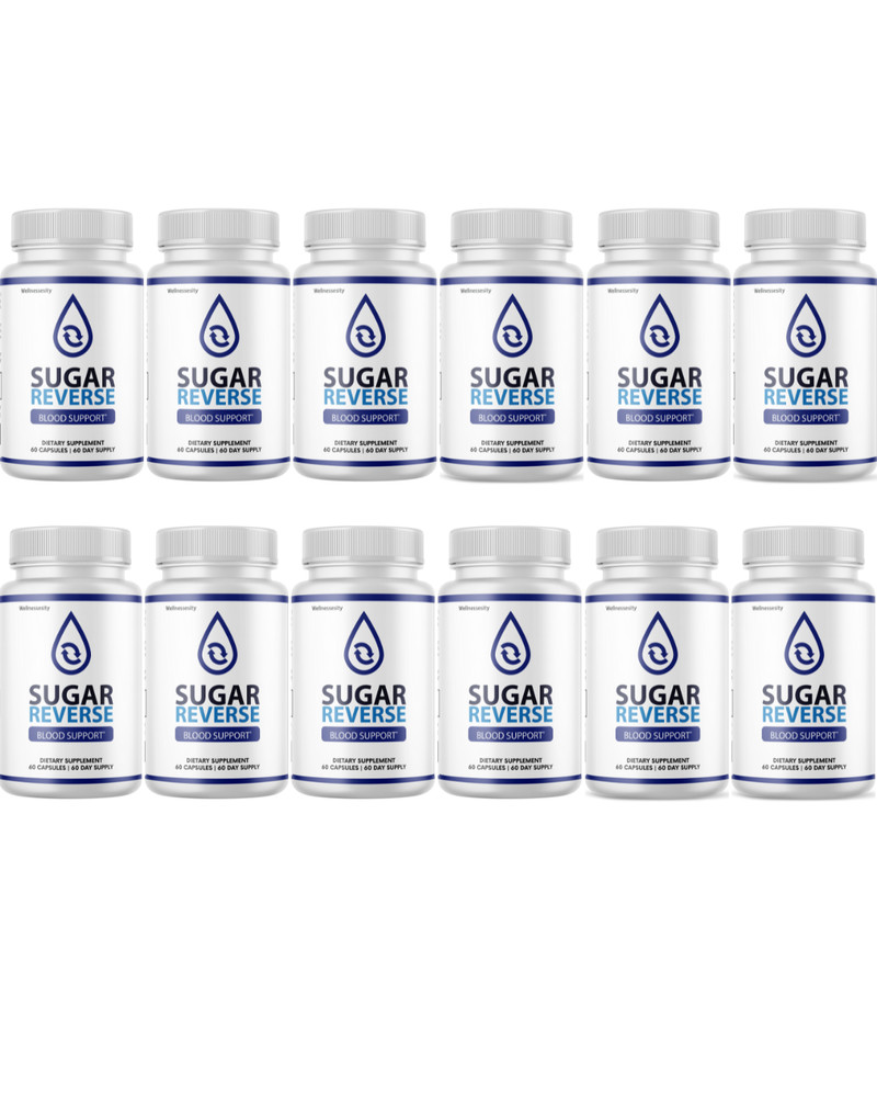 Sugar Reverse, Blood Support Formula, SugarReverse – 12 Bottles