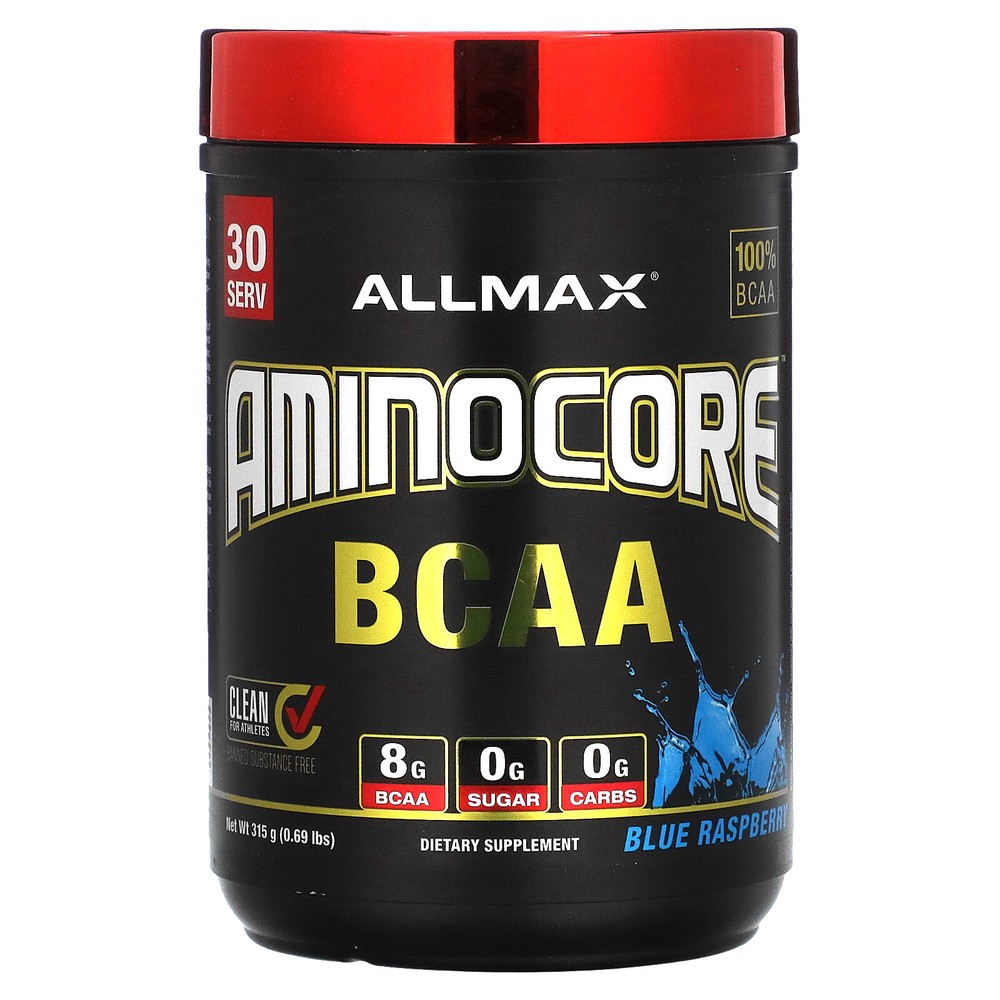 AMINOCORE™ BCAA, Blue Raspberry, 0.69 lbs (315 g)